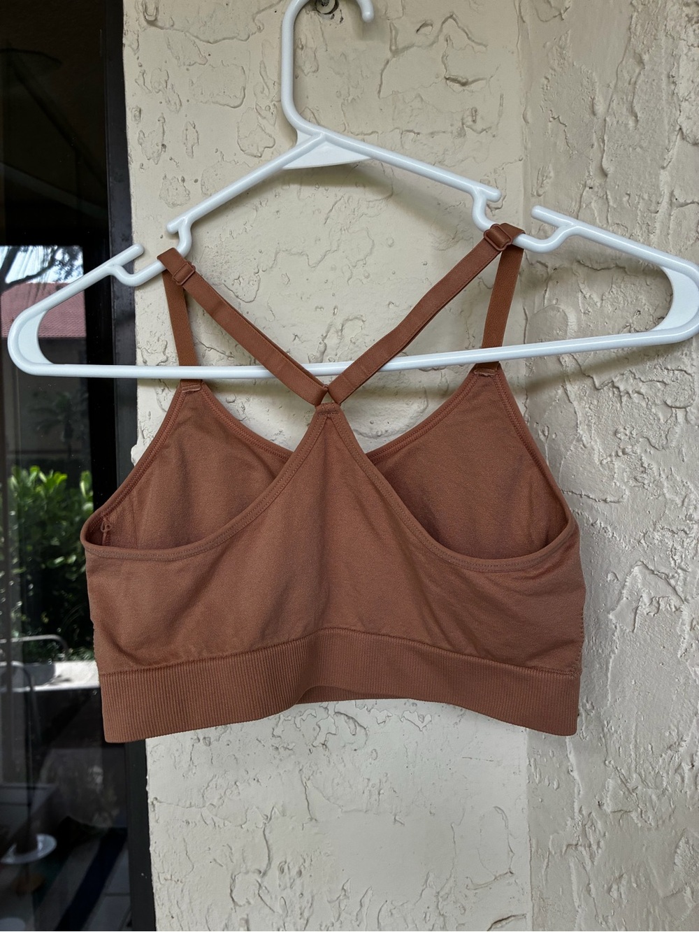 Ryka Mauve Brown Strappy Seamless Sports Bra - Picture 4 of 4